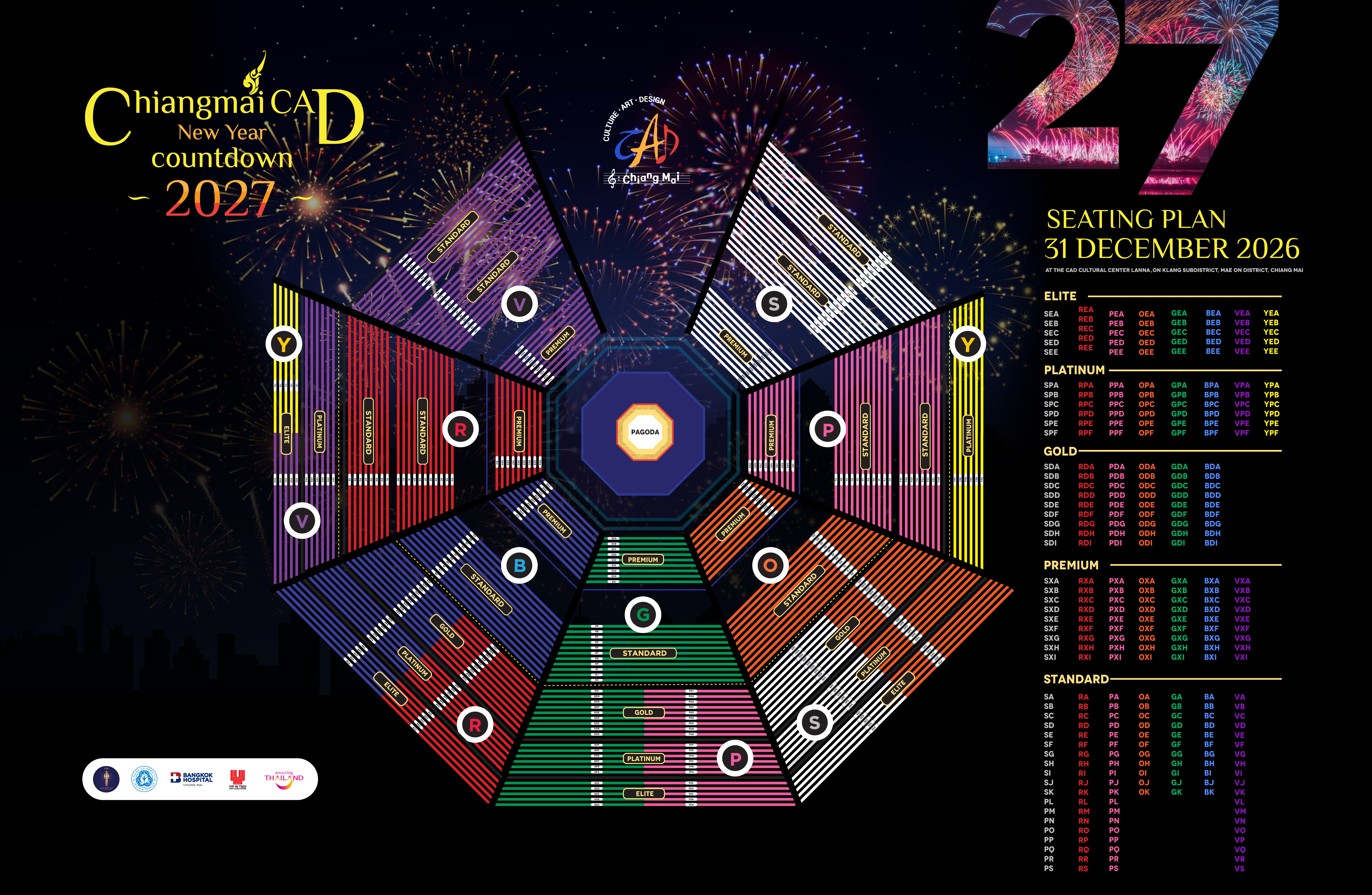 Official Seat Plan — Yi Peng 2026